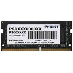 Оперативная память DDR4 4Gb 2666MHz Patriot PSD44G266681S Signature RTL PC4-21300 CL19 SO-DIMM 260-pin 1.2В single rank Ret [PSD44G266681S]