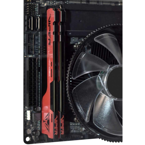 Память DDR4 2x16Gb 3200MHz Patriot PVE2432G320C8K Viper Elite II RTL Gaming PC4-25600 CL18 DIMM 288-pin 1.35В kit с радиатором Ret