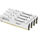 Память оперативная/ Kingston 64GB 6000MT/s DDR5 CL40 DIMM (Kit of 4) FURY Beast White XMP