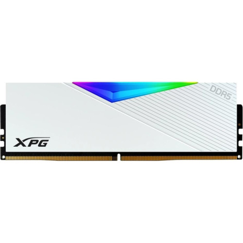 Память DDR5 2x16GB 6000MHz A-Data AX5U6000C3016G-DCLARWH XPG Lancer RGB RTL PC5-48000 CL30 DIMM 288-pin 1.35В kit single rank с радиатором Ret