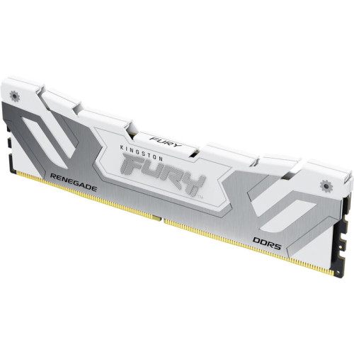 Память оперативная/ Kingston 24GB 8400MT/s DDR5 CL40 CUDIMM FURY Renegade White XMP