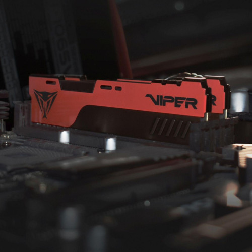 Оперативная память DDR4 32Gb 3200MHz Patriot PVE2432G320C8 Viper Elite II RTL Gaming PC4-25600 CL18 DIMM 288-pin 1.35В с радиатором Ret [PVE2432G320C8]