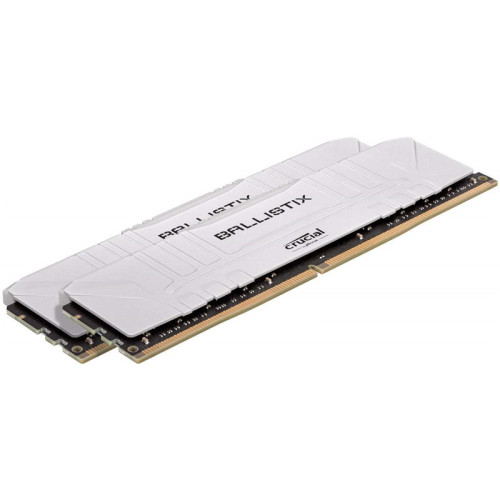 Память оперативная/ Crucial 16GB Kit (8GBx2) DDR4 2666MT/s CL16 Unbuffered DIMM 288 pin Ballistix White Память оперативная/ Crucial 16GB Kit (8GBx2) DDR4 2666MT/s CL16 Unbuffered DIMM 288 pin Ballistix White