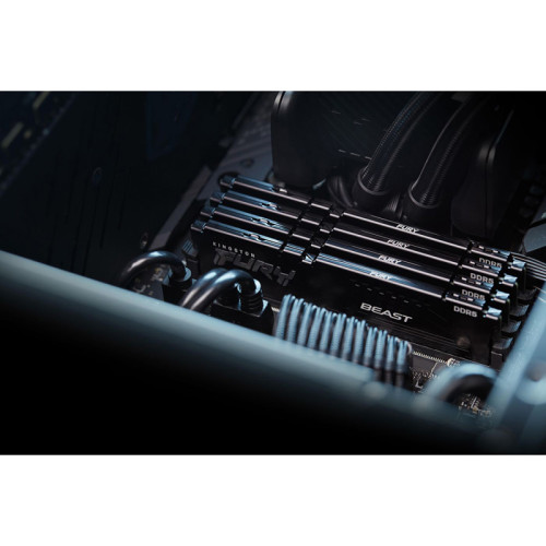 Память оперативная/ Kingston 128GB 5600MT/s DDR5 CL36 DIMM (Kit of 2) FURY Beast Black