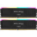 Память оперативная/ Crucial 16GB Kit (8GBx2) DDR4 4000MT/s CL18 Unbuffered DIMM 288 pin Ballistix MAX Black RGB