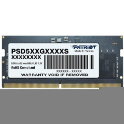 Оперативная память DDR5 32GB 4800MHz Patriot PSD532G48002S RTL PC5-38400 CL40 SO-DIMM 262-pin 1.1В dual rank Ret [PSD532G48002S]