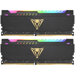 Оперативная память DDR4 2x32GB 3200MHz Patriot PVSR464G320C8K Viper Steel RGB RTL Gaming PC4-25600 CL18 DIMM 288-pin 1.35В dual rank с радиатором Ret [PVSR464G320C8K]