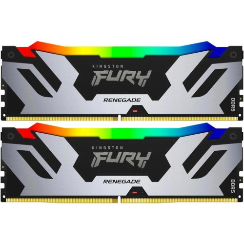 Память оперативная/ Kingston 32GB 7600MT/s DDR5 CL38 DIMM (Kit of 2) FURY Renegade RGB XMP