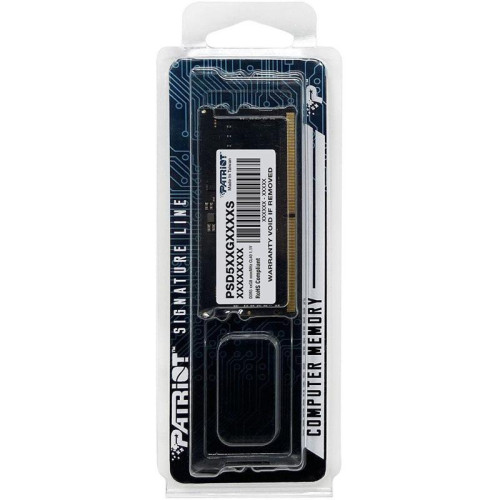 Оперативная память DDR5 16GB 4800MHz Patriot PSD516G480081S RTL PC5-38400 CL40 SO-DIMM 262-pin 1.1В dual rank Ret [PSD516G480081S]