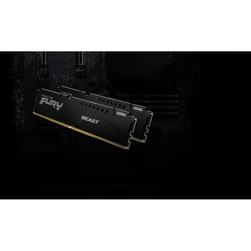 Память оперативная/ Kingston 128GB 5600MT/s DDR5 CL36 DIMM (Kit of 2) FURY Beast Black