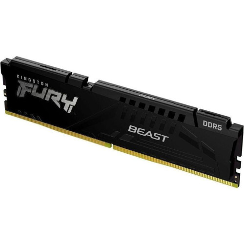 Оперативная память DDR5 16GB 6400MHz Kingston KF564C32BBE-16 Fury Beast Black Expo RTL Gaming PC5-51200 CL32 DIMM 288-pin 1.4В single rank с радиатором Ret