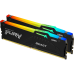 Память оперативная/ Kingston 64GB 5600MT/s DDR5 CL40 DIMM (Kit of 2) FURY Beast RGB