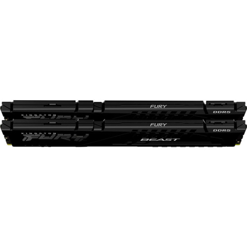 Память оперативная/ Kingston 64GB 5200MT/s DDR5 CL40 DIMM (Kit of 2) FURY Beast Black XMP Память оперативная/ Kingston 64GB 5200MT/s DDR5 CL40 DIMM (Kit of 2) FURY Beast Black XMP