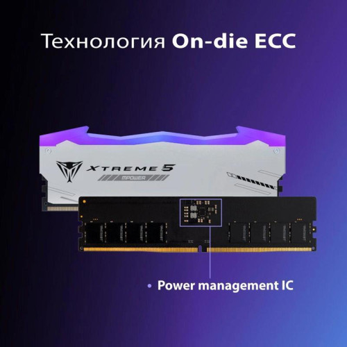 Память DDR5 2x16GB 6000MHz Patriot PVXR532G60C30KM Viper Xtreme 5 RGB RTL Gaming PC5-48000 CL30 DIMM 288-pin 1.35В с радиатором Ret