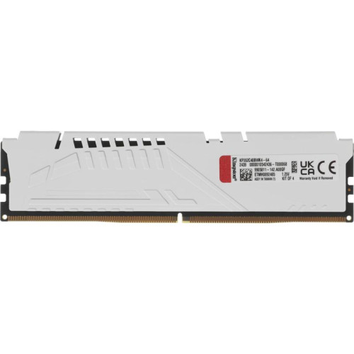 Оперативная память DDR5 4x16GB 5200MHz Kingston KF552C40BWK4-64 Fury Beast RTL Gaming PC5-41600 CL40 DIMM 288-pin 1.25В kit single rank с радиатором Ret