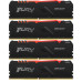 Память оперативная/ Kingston 64GB 2666MT/c DDR4 CL16 DIMM (Kit of 4) FURY Beast RGB