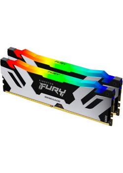 Память оперативная/ Kingston 32GB 6400MT/s DDR5 CL32 DIMM (Kit of 2) FURY Renegade RGB