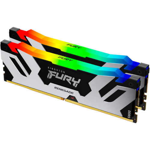Память оперативная/ Kingston 32GB 6400MT/s DDR5 CL32 DIMM (Kit of 2) FURY Renegade RGB