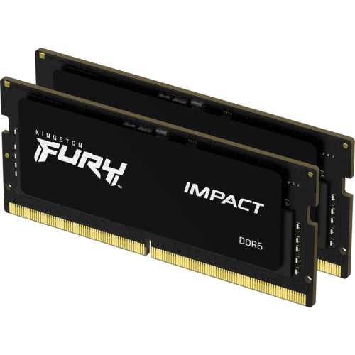 Память оперативная/ Kingston 32GB 6000MT/s DDR5 CL38 SODIMM (Kit of 2) FURY Impact XMP