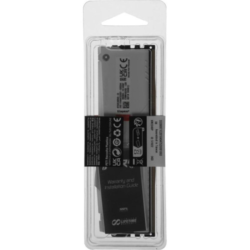 Оперативная память DDR5 32GB 5200MHz Kingston KF552C40BWA-32 Fury Beast RGB RTL Gaming PC5-41600 CL40 DIMM 288-pin 1.25В single rank с радиатором Ret [KF552C40BWA-32]