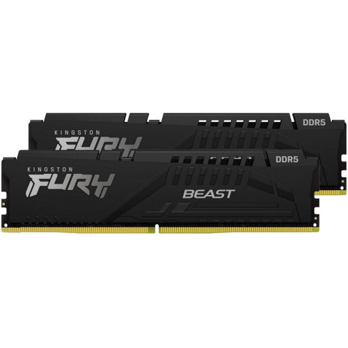 Память оперативная/ Kingston 32GB 6000MT/s DDR5 CL36 DIMM (Kit of 2) FURY Beast Black EXPO