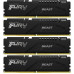 Оперативная память DDR5 4x16GB 5200MHz Kingston KF552C40BBK4-64 Fury Beast Black RTL Gaming PC5-41600 CL40 DIMM 288-pin 1.25В kit single rank с радиатором Ret [KF552C40BBK4-64]