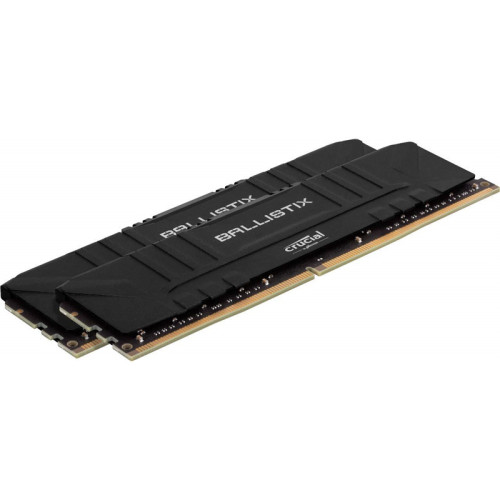 Память оперативная/ Crucial 16GB Kit (8GBx2) DDR4 2666MT/s CL16 Unbuffered DIMM 288 pin Ballistix Black