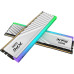 Память DDR5 2x16GB 6400MHz A-Data AX5U6400C3216G-DTLABRWH XPG Lancer RGB RTL PC5-51200 CL32 DIMM 288-pin 1.4В kit dual rank с радиатором Ret