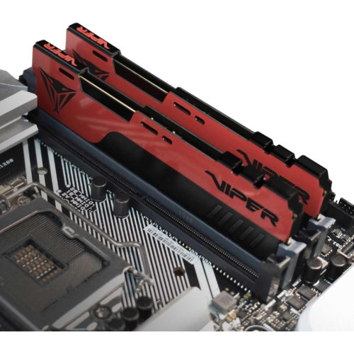 Память DDR4 2x16Gb 3200MHz Patriot PVE2432G320C8K Viper Elite II RTL Gaming PC4-25600 CL18 DIMM 288-pin 1.35В kit с радиатором Ret