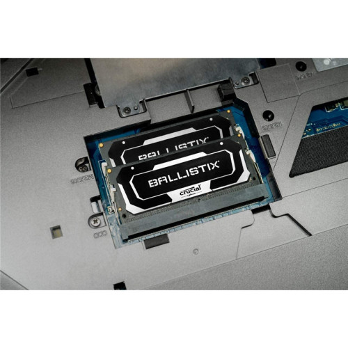 Память оперативная/ Crucial 16GB Kit (8GBx2) DDR4 3200MT/s CL16 Unbuffered SODIMM 260 pin Ballistix Black Память оперативная/ Crucial 16GB Kit (8GBx2) DDR4 3200MT/s CL16 Unbuffered SODIMM 260 pin Ballistix Black