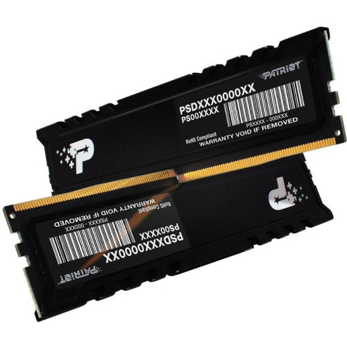 Оперативная память DDR5 2x16GB 4800MHz Patriot PSP532G4800KH1 Signature Premium RTL PC5-38400 CL40 DIMM 288-pin 1.1В kit single rank с радиатором Ret [PSP532G4800KH1]