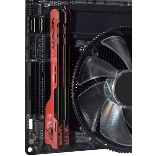 Оперативная память DDR4 32Gb 3200MHz Patriot PVE2432G320C8 Viper Elite II RTL Gaming PC4-25600 CL18 DIMM 288-pin 1.35В с радиатором Ret [PVE2432G320C8]