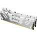 Память оперативная/ Kingston 32GB 8000MT/s DDR5 CL38 DIMM (Kit of 2) FURY Renegade White XMP