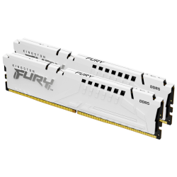 Память оперативная/ Kingston 64GB 5600MT/s  DDR5 CL40 DIMM (Kit of 2) FURY Beast White XMP