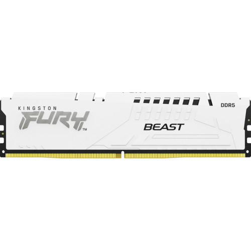 Память оперативная Kingston 32GB 5200MT/s DDR5 CL40 DIMM (Kit of 2) FURY Beast White XMP