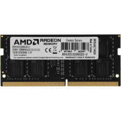 Оперативная память DDR4 32Gb 3200MHz AMD R9432G3206S2S-U R9 RTL PC4-25600 CL22 SO-DIMM 260-pin 1.2В Ret [R9432G3206S2S-U]