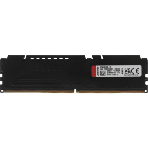 Оперативная память DDR5 16GB 6800MHz Kingston KF568C34BB-16 Fury Beast RTL Gaming PC5-54400 CL34 DIMM 288-pin 1.4В kit single rank с радиатором Ret