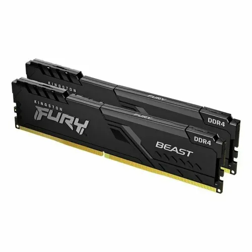 Память DDR4 2x8Gb 3200MHz Kingston KF432C16BBK2/16-SP Fury Beast Black RTL Gaming PC4-25600 CL16 DIMM 288-pin 1.35В kit dual rank с радиатором Ret