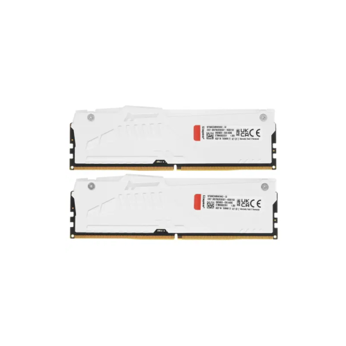 Память оперативная/ Kingston 32GB 6000MT/s DDR5 CL36 DIMM (Kit of 2) FURY Beast White RGB EXPO