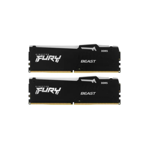 Память оперативная/ Kingston 32GB 5600MT/s DDR5 CL36 DIMM (Kit of 2) FURY Beast RGB EXPO