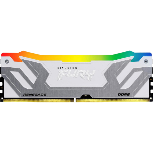 Память оперативная/ Kingston 24GB 8400MT/s DDR5 CL40 CUDIMM FURY Renegade RGB White XMP