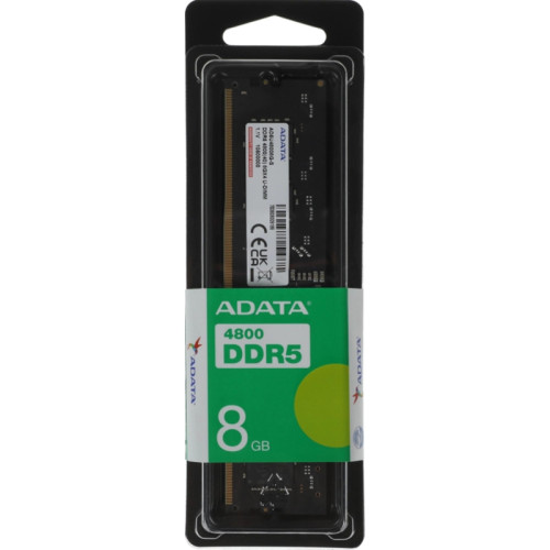 Оперативная память DDR5 8GB 4800MHz A-Data AD5U48008G-S RTL PC5-38400 CL40 DIMM 288-pin 1.1В single rank Ret [AD5U48008G-S]