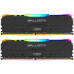 Память оперативная/ Crucial 64GB Kit (32GBx2) DDR4 3200MT/s CL16 Unbuffered DIMM 288 pin Ballistix Black RGB Память оперативная/ Crucial 64GB Kit (32GBx2) DDR4 3200MT/s CL16 Unbuffered DIMM 288 pin Ballistix Black RGB