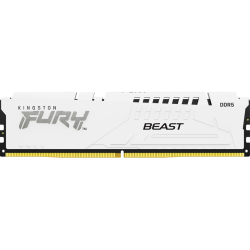 Память оперативная/ Kingston 32GB 5200MT/s DDR5 CL40 DIMM FURY Beast White XMP