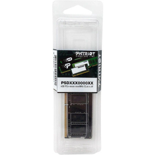 Память DDR4 16GB 3200MHz Patriot PSD416G32002S Signature Line RTL PC4-25600 CL22 SO-DIMM 260-pin 1.2В Ret