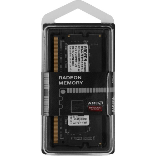 Оперативная память DDR4 4GB 3200MHz AMD R944G3206S1S-U R9 RTL PC4-25600 CL22 SO-DIMM 260-pin 1.2В Ret [R944G3206S1S-U]