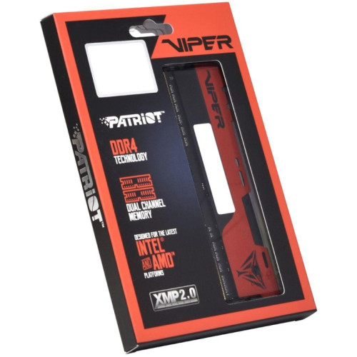 Оперативная память DDR4 2x32Gb 3600MHz Patriot PVE2464G360C0K Viper Elite II RTL Gaming PC4-28800 CL20 DIMM 288-pin 1.35В kit с радиатором Ret [PVE2464G360C0K]