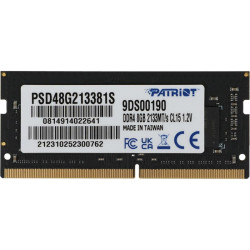 Оперативная память DDR4 8Gb 2133MHz Patriot PSD48G213381S Signature RTL PC4-17000 CL15 SO-DIMM 260-pin 1.2В single rank Ret [PSD48G213381S]