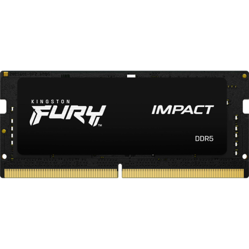 Память оперативная Kingston 16GB 6400MT/s DDR5 CL38 SODIMM FURY Impact XMP