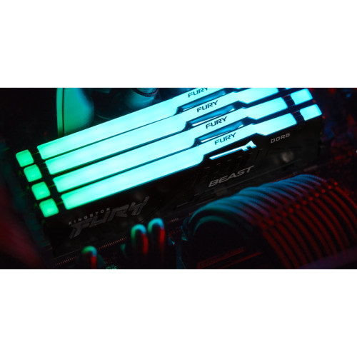 Память оперативная/ Kingston 16GB 6000MT/s DDR5 CL36 DIMM FURY Beast RGB EXPO Память оперативная/ Kingston 16GB 6000MT/s DDR5 CL36 DIMM FURY Beast RGB EXPO
